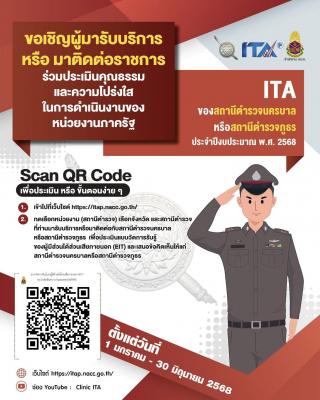 QR Code แบบวัดการรับรู้ของผู้มีส่วนได้ส่วนเสียภายนอก (EIT)